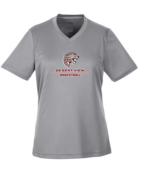 Desert View HS Boys Basketball Split - Womens Performance Shirt