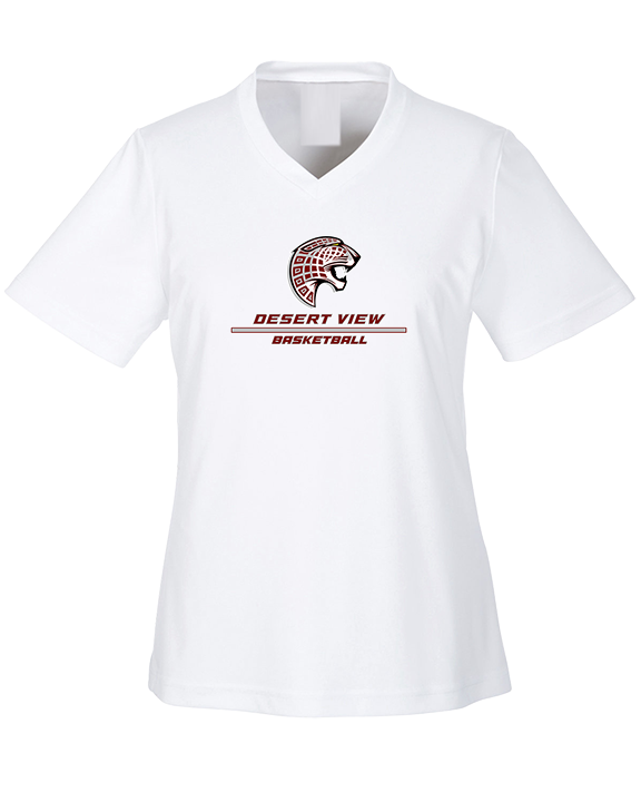 Desert View HS Boys Basketball Split - Womens Performance Shirt