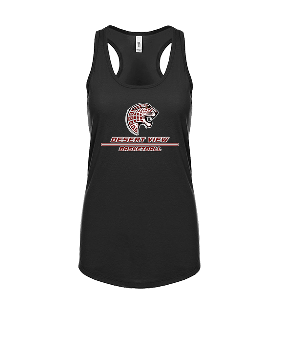 Desert View HS Boys Basketball Split - Womens Tank Top