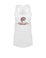 Desert View HS Boys Basketball Split - Womens Tank Top