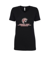 Desert View HS Boys Basketball Split - Womens Vneck