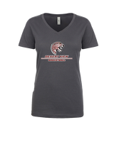 Desert View HS Boys Basketball Split - Womens Vneck