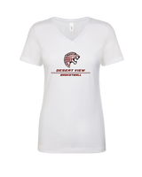 Desert View HS Boys Basketball Split - Womens Vneck