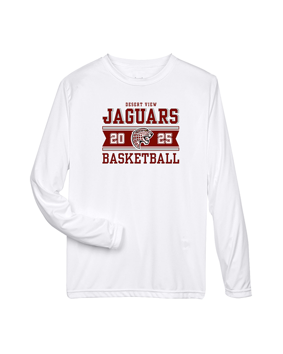 Desert View HS Boys Basketball Stamp - Performance Longsleeve