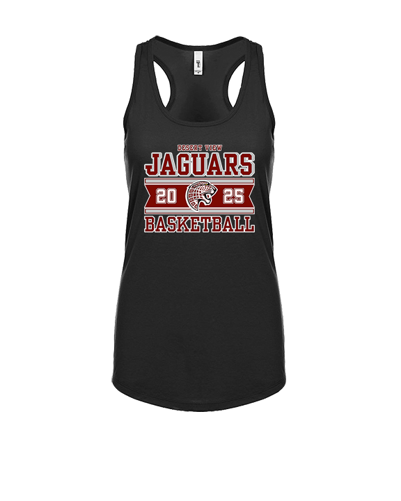 Desert View HS Boys Basketball Stamp - Womens Tank Top