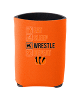 Douglas HS Wrestling Eat Sleep Wrestle - Koozie