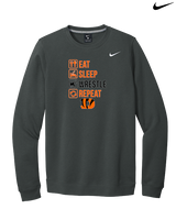 Douglas HS Wrestling Eat Sleep Wrestle - Mens Nike Crewneck