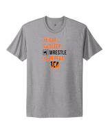 Douglas HS Wrestling Eat Sleep Wrestle - Mens Select Cotton T-Shirt