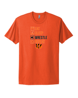 Douglas HS Wrestling Eat Sleep Wrestle - Mens Select Cotton T-Shirt