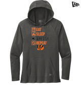Douglas HS Wrestling Eat Sleep Wrestle - New Era Tri-Blend Hoodie