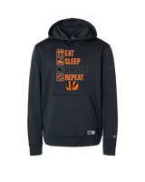 Douglas HS Wrestling Eat Sleep Wrestle - Oakley Performance Hoodie