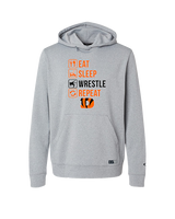 Douglas HS Wrestling Eat Sleep Wrestle - Oakley Performance Hoodie