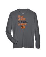 Douglas HS Wrestling Eat Sleep Wrestle - Performance Longsleeve