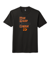 Douglas HS Wrestling Eat Sleep Wrestle - Tri-Blend Shirt