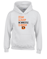 Douglas HS Wrestling Eat Sleep Wrestle - Unisex Hoodie