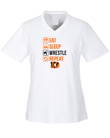 Douglas HS Wrestling Eat Sleep Wrestle - Womens Performance Shirt