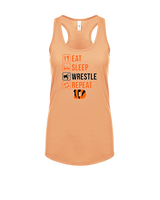 Douglas HS Wrestling Eat Sleep Wrestle - Womens Tank Top