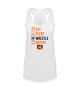 Douglas HS Wrestling Eat Sleep Wrestle - Womens Tank Top