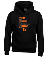 Douglas HS Wrestling Eat Sleep Wrestle - Youth Hoodie