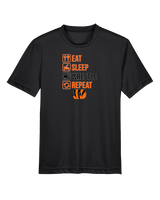 Douglas HS Wrestling Eat Sleep Wrestle - Youth Performance Shirt