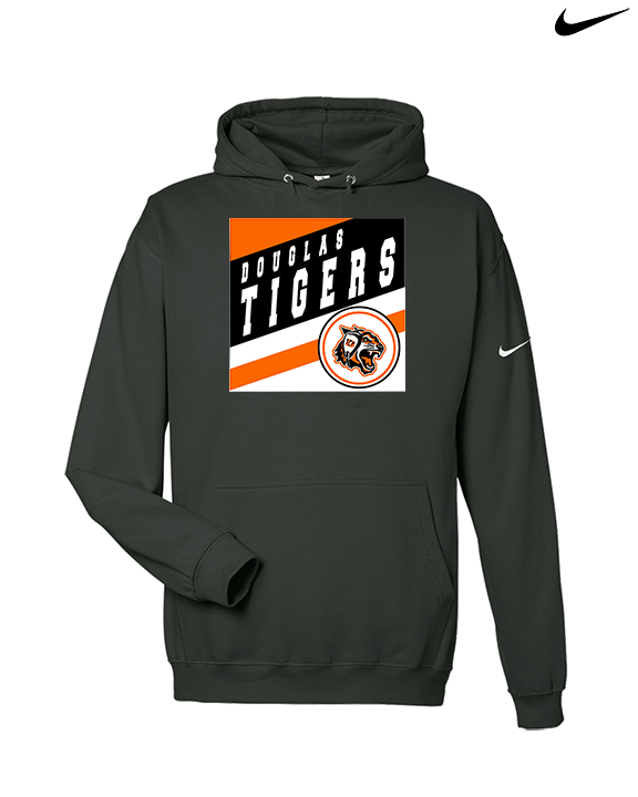 Douglas HS Wrestling Square - Nike Club Fleece Hoodie