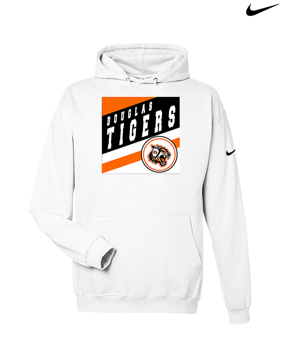 Douglas HS Wrestling Square - Nike Club Fleece Hoodie