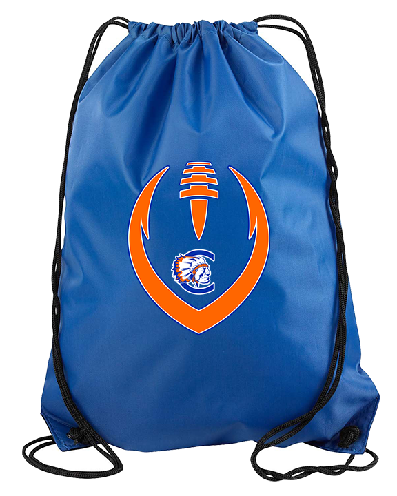Clairemont HS Football Full Football - Drawstring Bag (Player Pack)