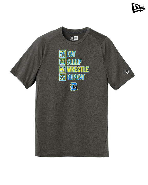 Dudley HS Wrestling Eat Sleep - New Era Performance Shirt