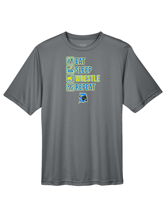 Dudley HS Wrestling Eat Sleep - Performance Shirt