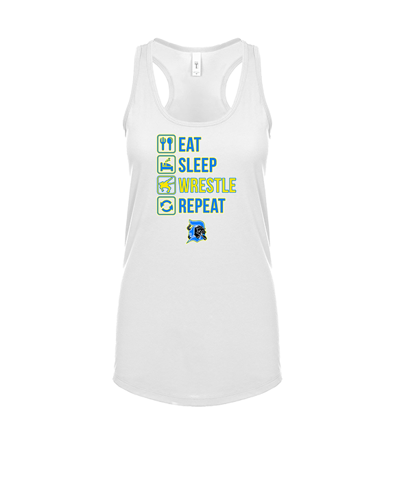 Dudley HS Wrestling Eat Sleep - Womens Tank Top