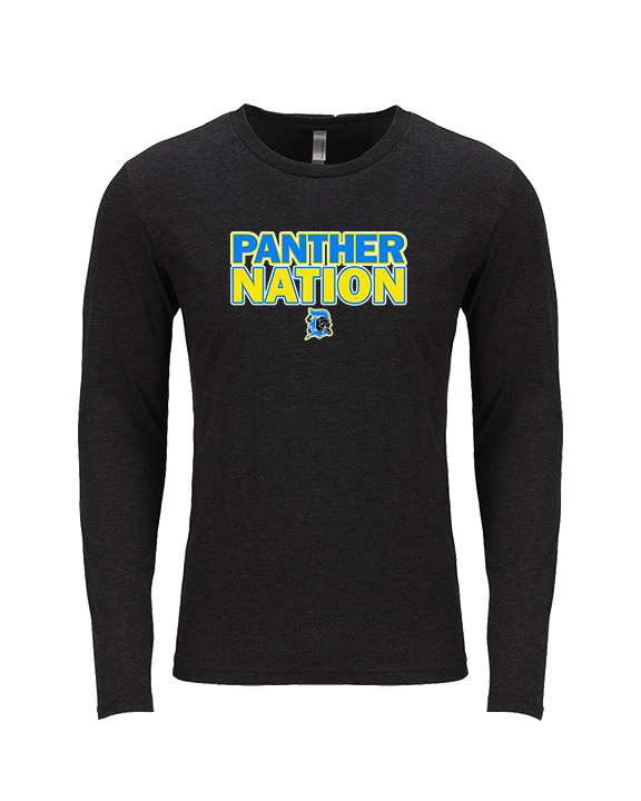 Dudley HS Wrestling Nation - Tri-Blend Long Sleeve