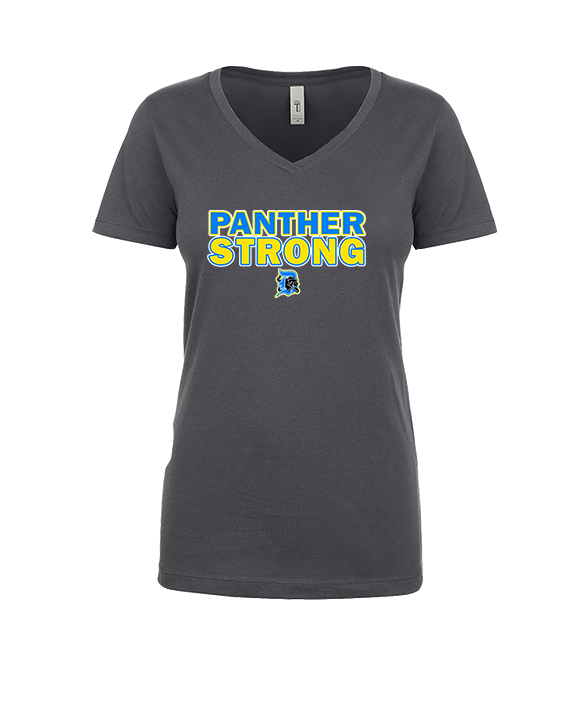 Dudley HS Wrestling Strong - Womens Vneck