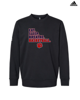 Dunwoody HS Girls Basketball Eat Sleep - Mens Adidas Crewneck