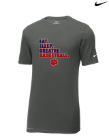 Dunwoody HS Girls Basketball Eat Sleep - Mens Nike Cotton Poly Tee