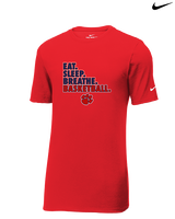 Dunwoody HS Girls Basketball Eat Sleep - Mens Nike Cotton Poly Tee
