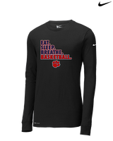 Dunwoody HS Girls Basketball Eat Sleep - Mens Nike Longsleeve
