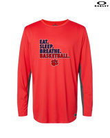 Dunwoody HS Girls Basketball Eat Sleep - Mens Oakley Longsleeve