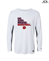 Dunwoody HS Girls Basketball Eat Sleep - Mens Oakley Longsleeve