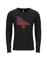 Dunwoody HS Girls Basketball Eat Sleep - Tri-Blend Long Sleeve