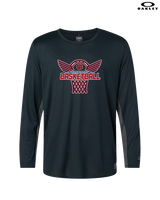 Dunwoody HS Girls Basketball Nothing But Net - Mens Oakley Longsleeve