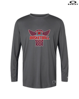 Dunwoody HS Girls Basketball Nothing But Net - Mens Oakley Longsleeve