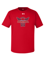 Dunwoody HS Girls Basketball Nothing But Net - Under Armour Mens Team Tech T-Shirt