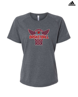 Dunwoody HS Girls Basketball Nothing But Net - Womens Adidas Performance Shirt