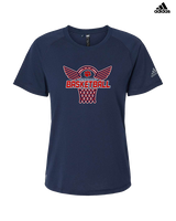 Dunwoody HS Girls Basketball Nothing But Net - Womens Adidas Performance Shirt
