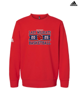 Dunwoody HS Girls Basketball Stamp - Mens Adidas Crewneck