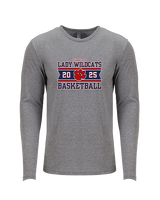 Dunwoody HS Girls Basketball Stamp - Tri-Blend Long Sleeve