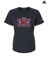 Dunwoody HS Girls Basketball Stamp - Womens Adidas Performance Shirt