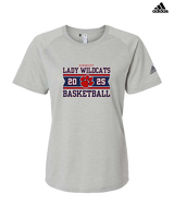 Dunwoody HS Girls Basketball Stamp - Womens Adidas Performance Shirt