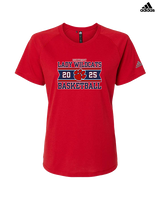 Dunwoody HS Girls Basketball Stamp - Womens Adidas Performance Shirt