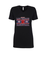 Dunwoody HS Girls Basketball Stamp - Womens Vneck